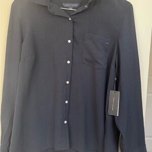 Tommy Hilfiger Navy Blue women Shirt